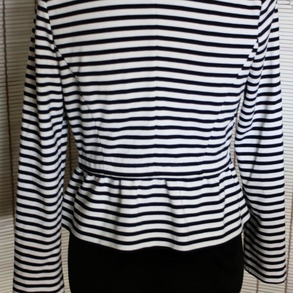 Elle Striped Peplum Blazer - Picture 3 of 4